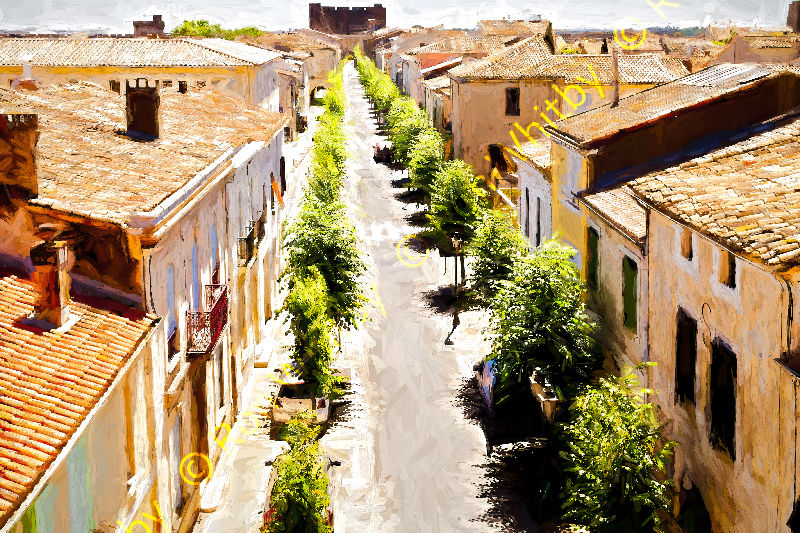 Street in Aigues Mortes