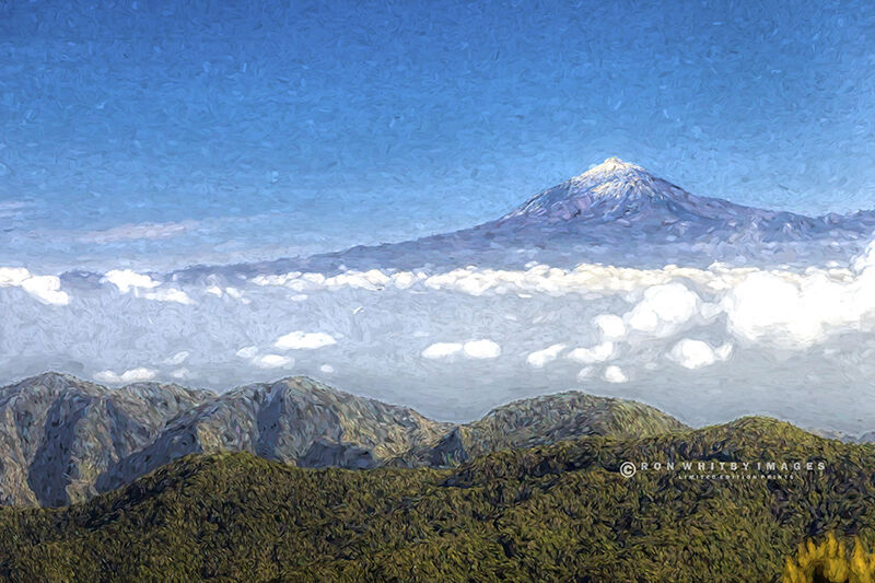 Mount Teide from La Gomera