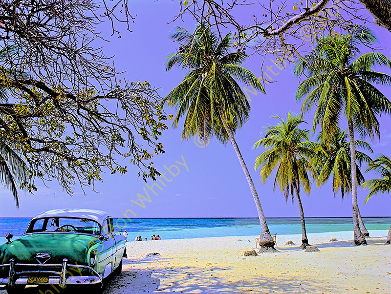 Car on Beach, Cuba
