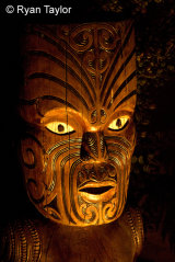 Maori Face Carving