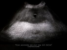 black and white sonogram image of a navel, about infertility