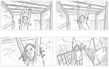 Storyboards for Disney's 'Healthily Ever After' campaign