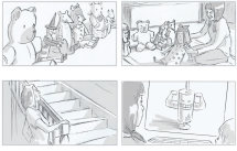 From series of storyboards for Merck & Co