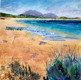 Perfect Beach - Mixed Media - 60 x 60