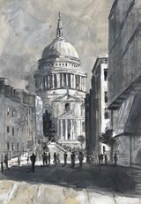 St Pauls - Acrylic - 50 x 62