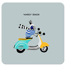 COA009 ... 'Harey' Biker