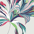 Large Square Purely Design Cards - Botanical