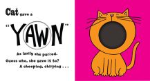 "Cat" second spread in "Yawn."
