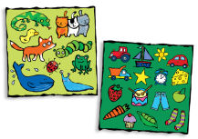 Collected illustrations from Baby Tab Series