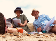 Nick and Sally hard at work!