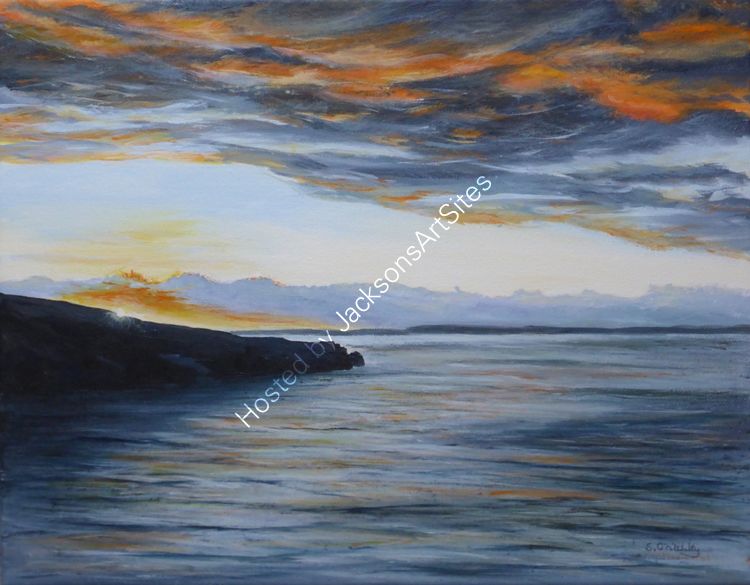 Sunrise over Trewavas Head, Rinsey.