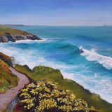 Spring on Breageside Cliffs, Porthleven