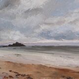 Reflections in the wet sand, The Mount