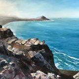 Mist clearing, Cape Cornwall
