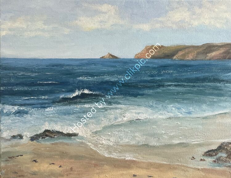 Blue water rising