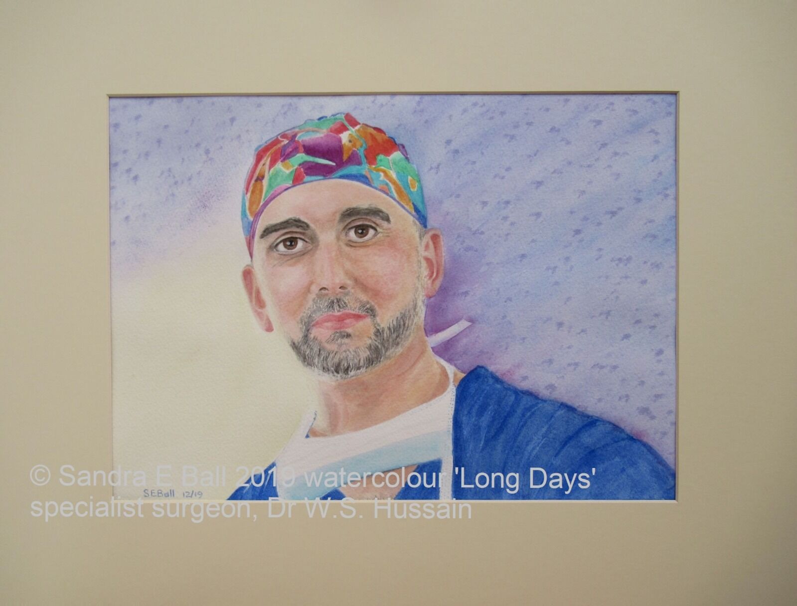 'Long Days' Portrait of Dr Walayat Hussain