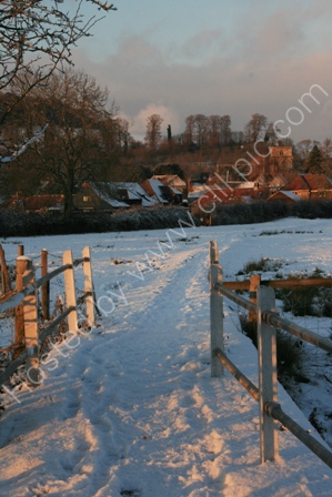 Parsonage Farm in Winter