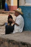Man with Chicken, Trinidad
