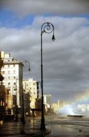 Malecon in Storm,Havana
