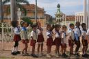 Schoolchildren in Trinidad