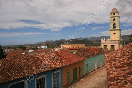 Rooftops in Trinidad, Cuba
