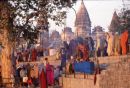 Pilgrims at Dawn,India