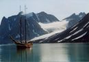 Noorderlicht in Spitsbergen