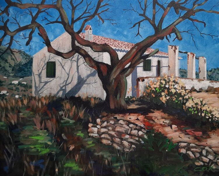 The Old Finca acrylic on canbas 20" x 16" £395