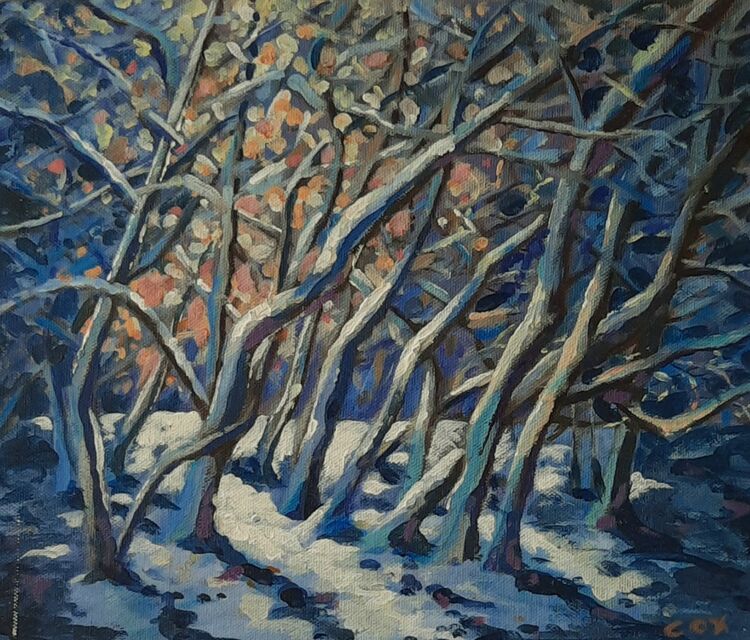 Crystal Light oil on board 12" x 10" £95