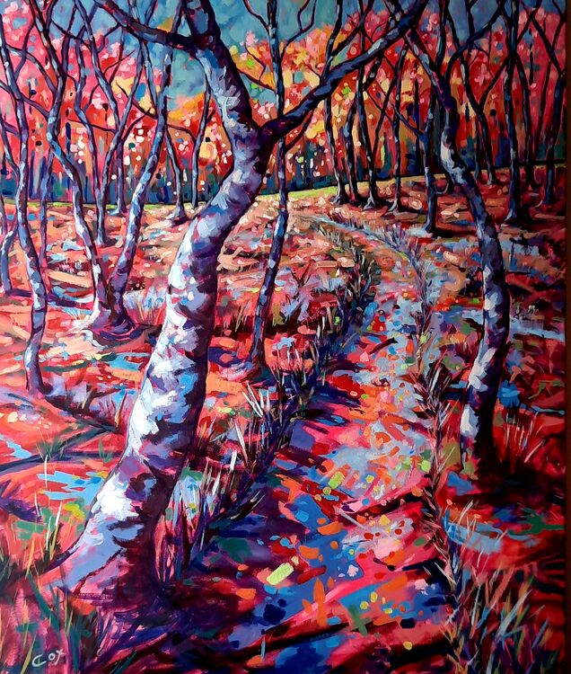 Fire and Ice oil on canvas 35" x 30" £1995