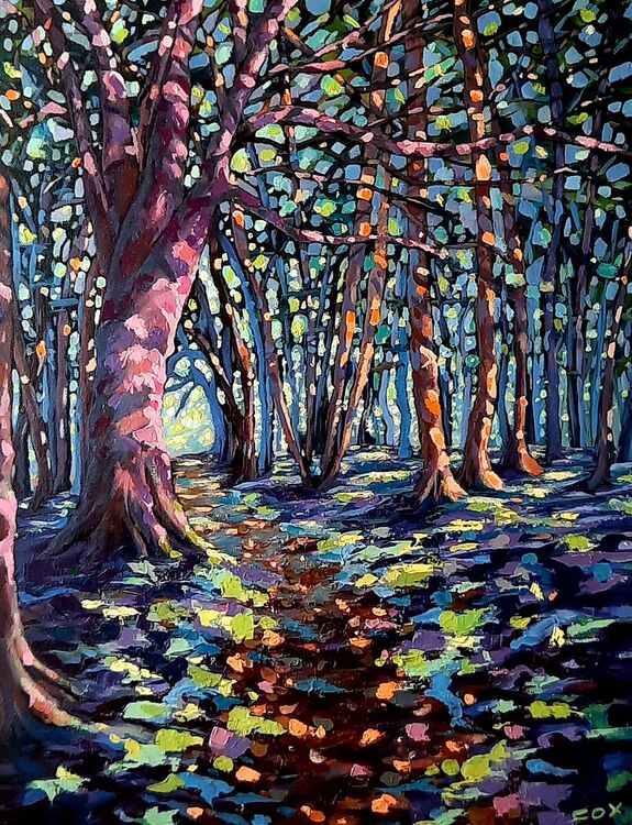 Sparkling spring oil on canvas 20" x 16" SOLD