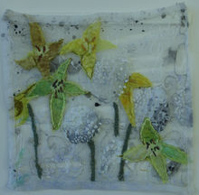 Mixed media textile piece