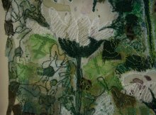 green daisy textilecloseup1