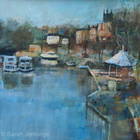 December frosty morning. The Groves. Chester