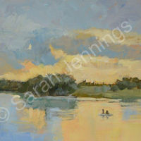 Rutland Water. Winter Sunset 1 (sold)