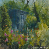 Last of the Dahlias (currently on exhibition at Stamford Arts Centre priced £220 framed)