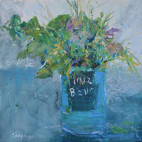 Beanz Bouquet (currently on exhibition at Stamford Arts Centre priced £185 framed)