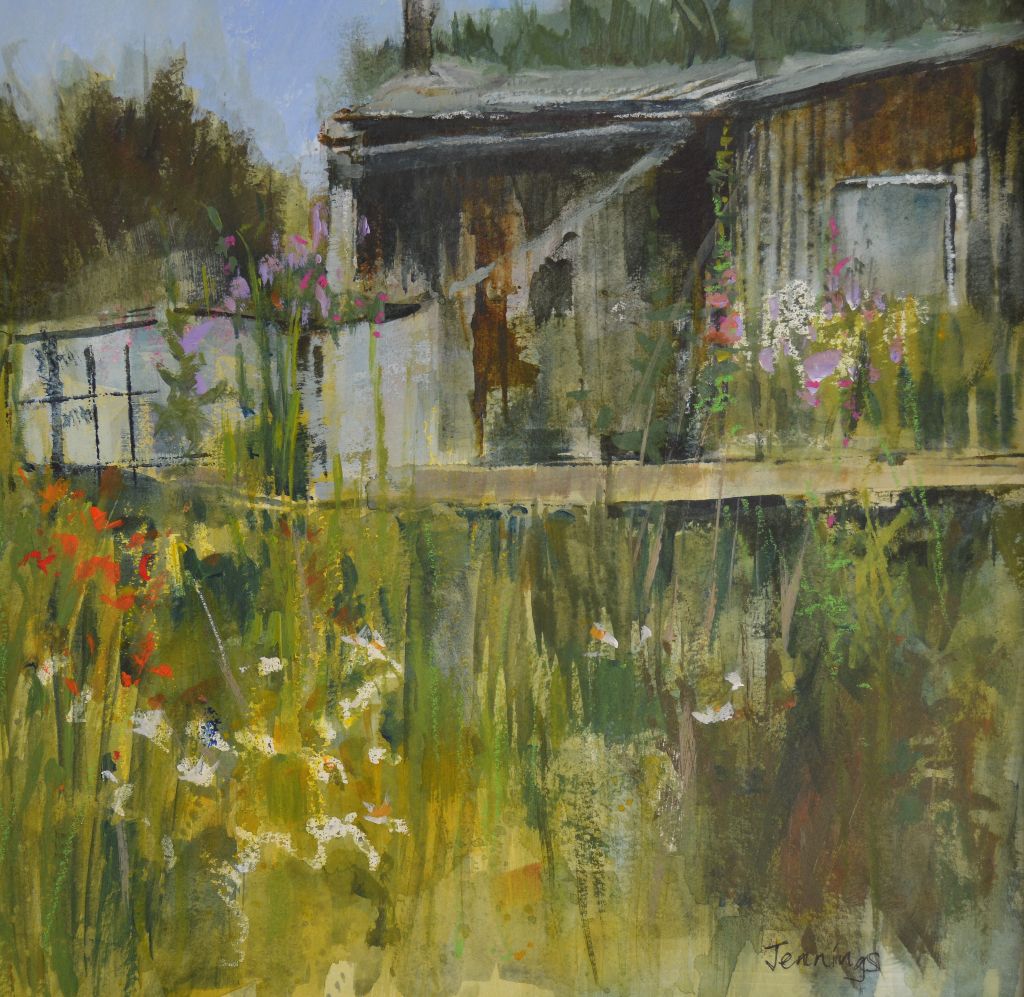 The Old Shed (exhibited at Royal Institute of Painters in Water Colours exhibition 2018) (Sold)