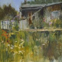 The Old Shed (exhibited at Royal Institute of Painters in Water Colours exhibition 2018) (Sold)