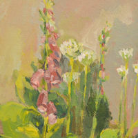 Foxgloves and Alliums £50