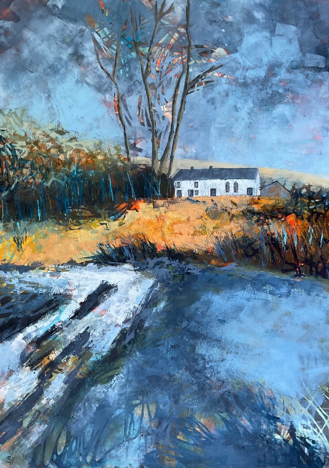 River running past Soar y Mynydd Chapel (SOLD)