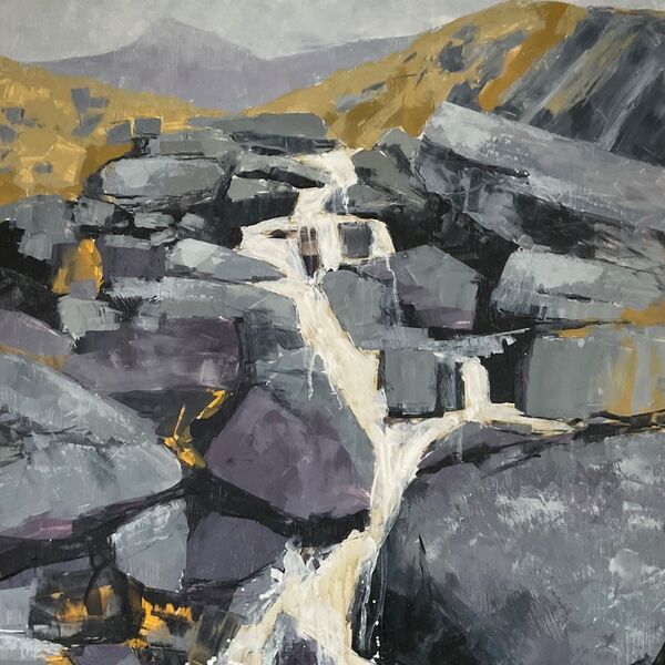 Waterfall below Llyn Idwal