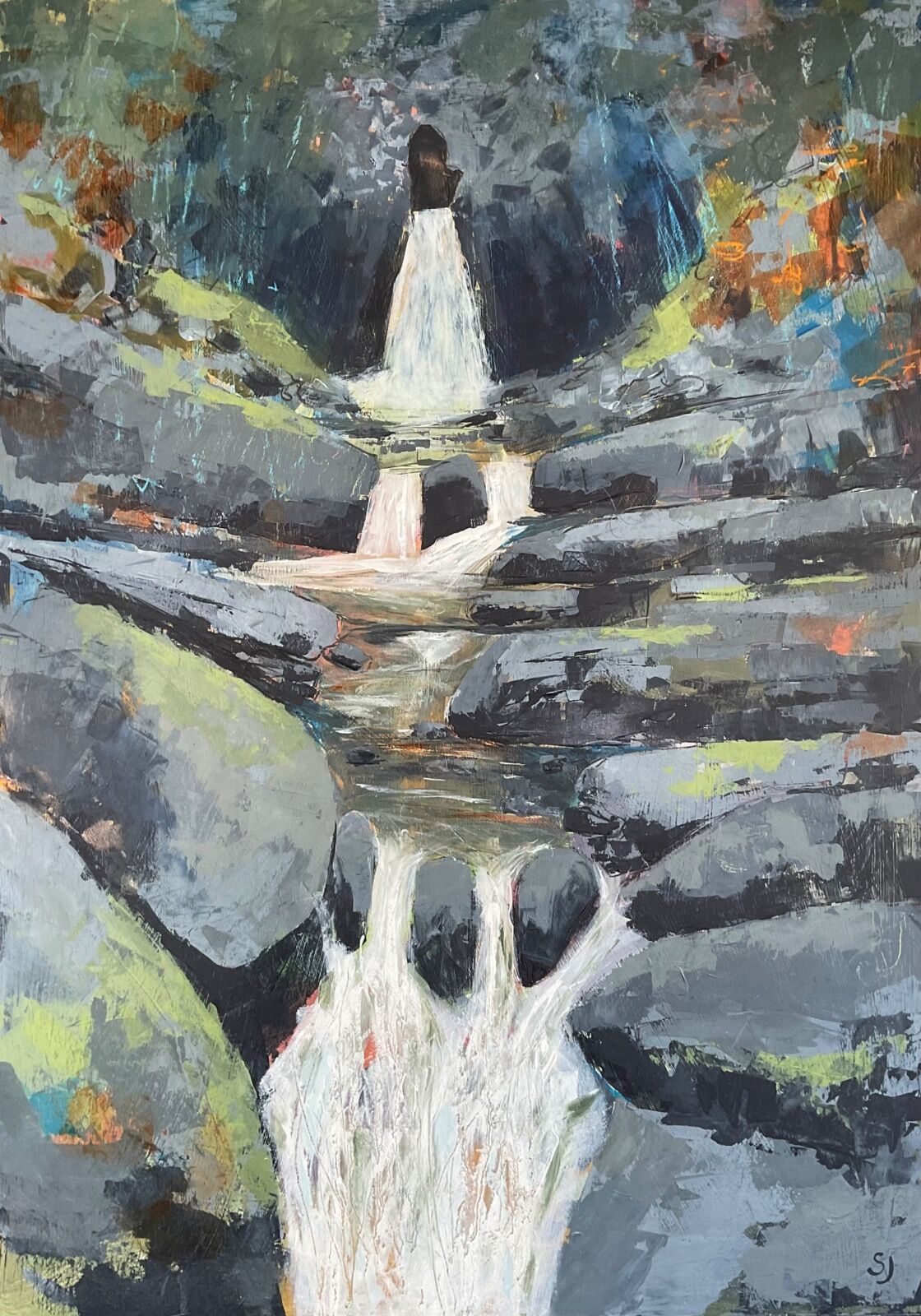 Waterfall at Pistyll Rhaeadr