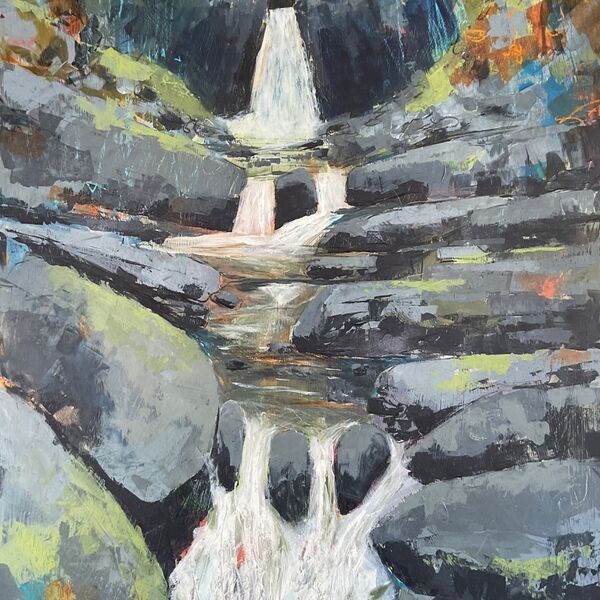 Waterfall at Pistyll Rhaeadr