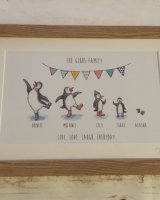 Penguin prints framed £28