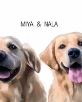 Double dog portrait
