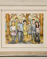 Frames in oak or white