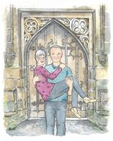 40th wedding anniversary outside the church