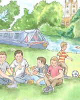 Grandsons in Stratford upon Avon