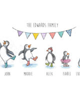 Penguin prints unframed